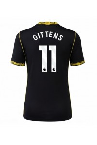 Chelsea Jamie Gittens #11 Jalkapallovaatteet Naisten Vieraspaita 2026-27 Lyhythihainen